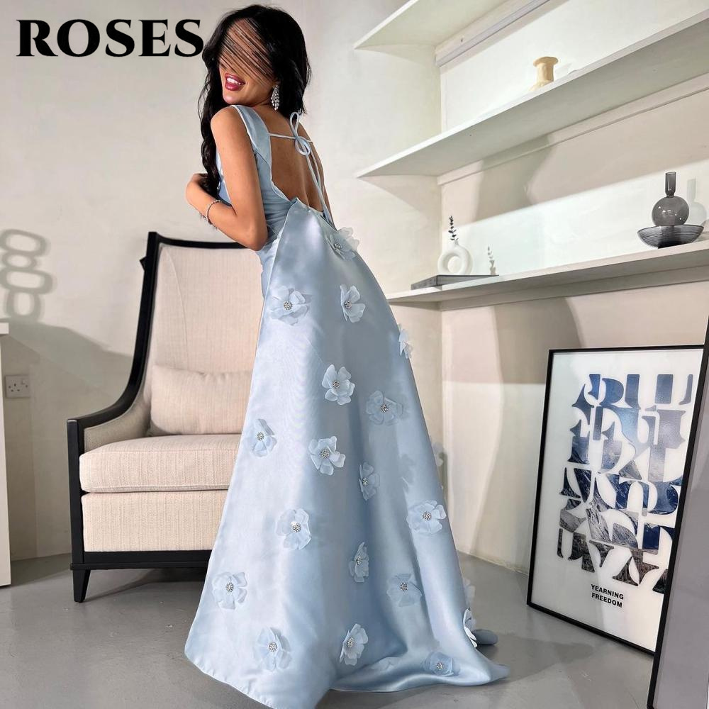 ROSES Sky Blue 3D Flowers Part - Custom Night Sky 评论和价格