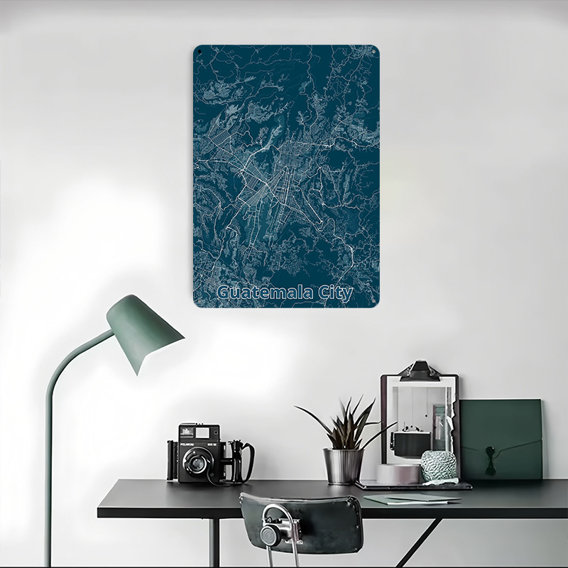 Guatemala City Map Tinplate Po - Custom Map Poster 评论和价格