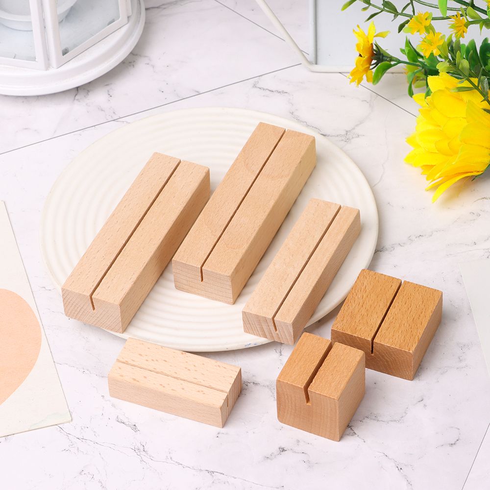 Picture Frame Base Desk Card N - Engraved Wood Frame 评论和价格