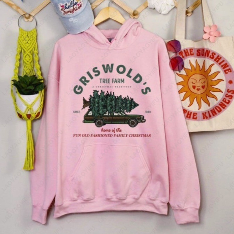 Griswold's Tree Farm Hoodie Fa - Family Tree Print 评论和价格