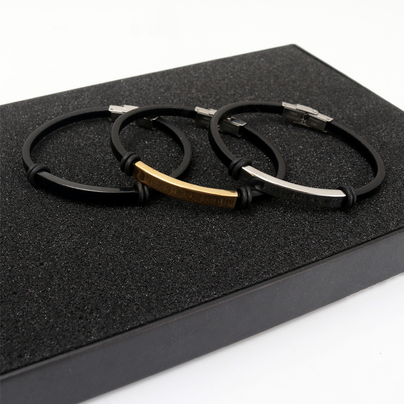 Punk Thin Custom Text Name adj - Coordinates Bracelet 评论和价格