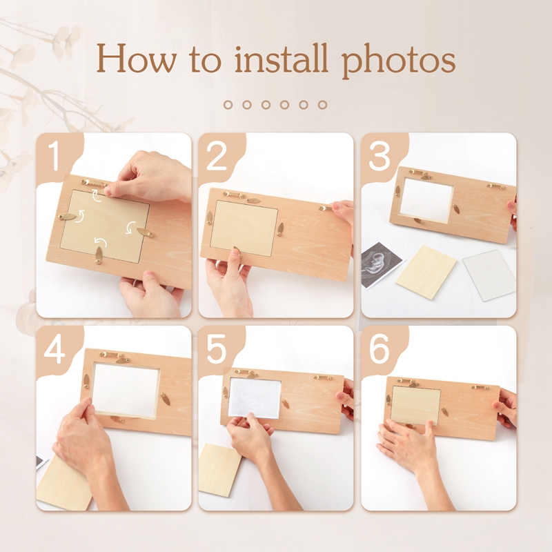Sonogram Picture Frame Baby Ul - Engraved Wood Frame 评论和价格