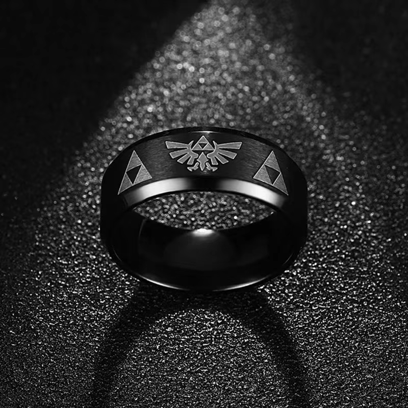 Fashion Anime Triforce Triangl - Initial Ring Custom 评论和价格