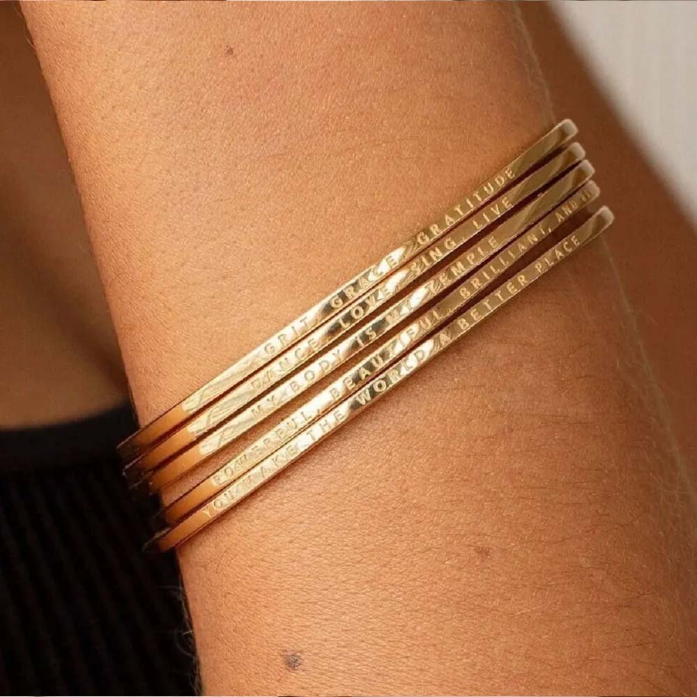 Couple Engrave Name Text Custo - Coordinates Bracelet 评论和价格