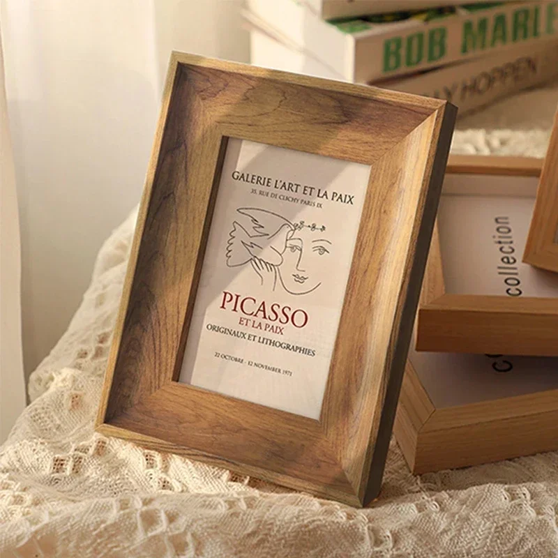 Wooden Photo Frame 5/6/7/8/10  - Engraved Wood Frame 评论和价格