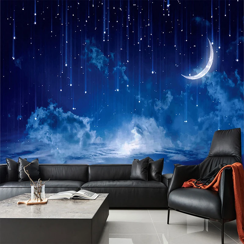 Mural Wallpaper Custom Blue Ni - Custom Night Sky 评论和价格