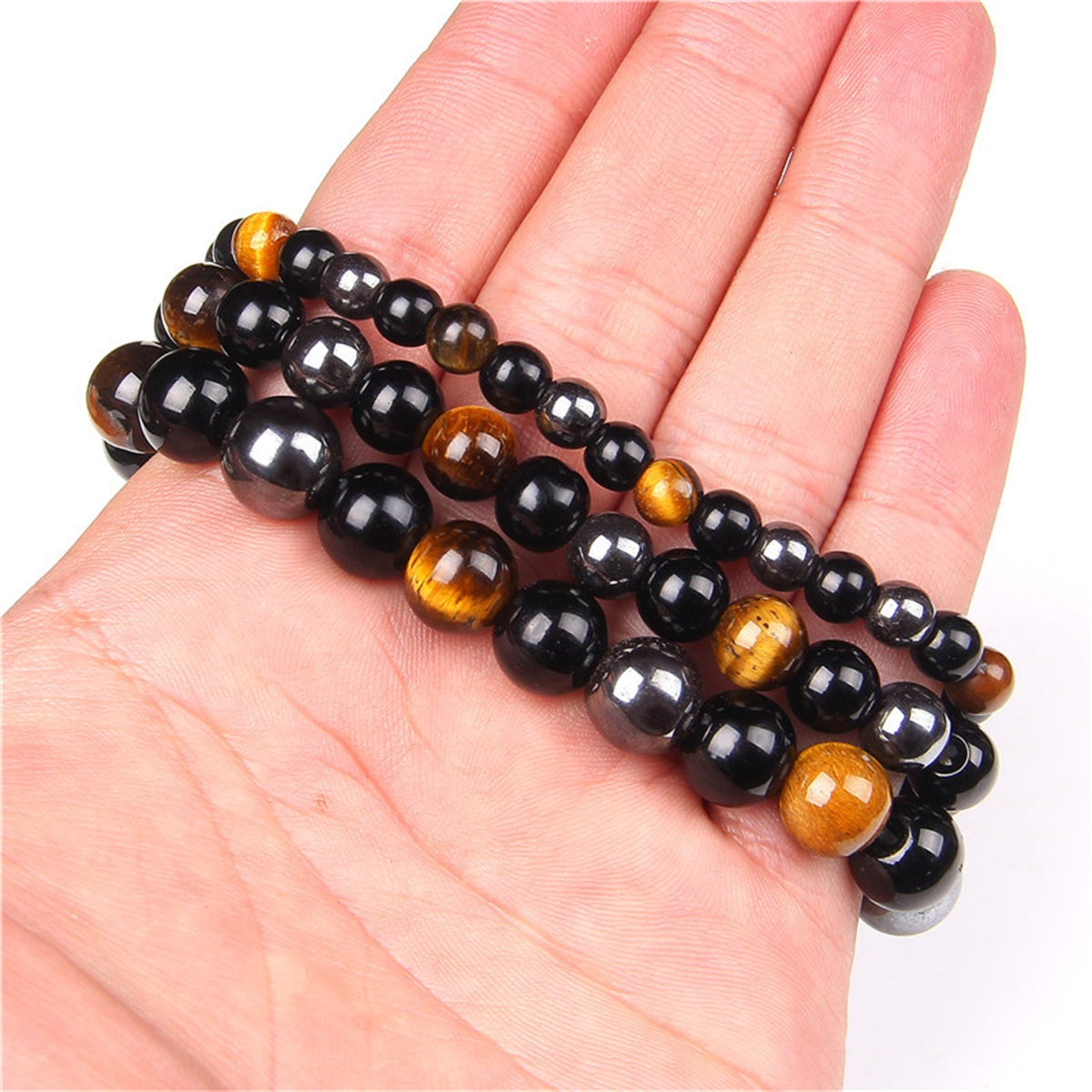 Man Bracelets Magnetic Hematit - Coordinates Bracelet 评论和价格